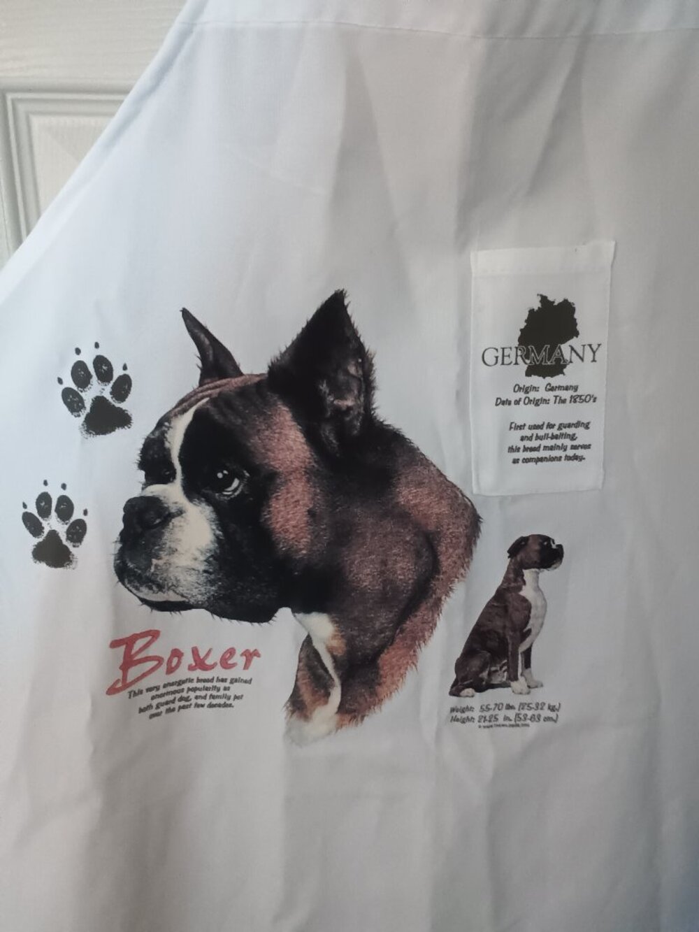 APRON - Boxer Dog - Picture 2 of 3